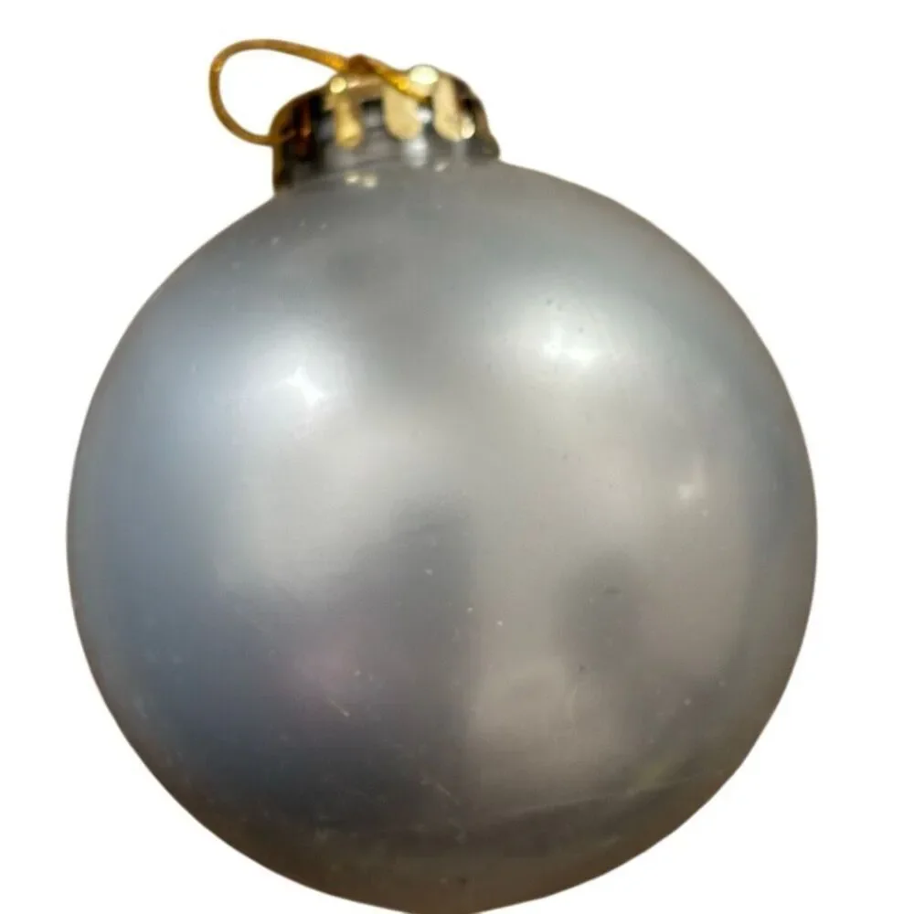 Enola Pennsylvania Happy Holidays Gray Plastic Christmas Bulb